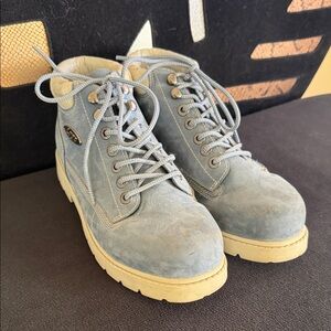Lugz Light Blue Lace-Up Boots